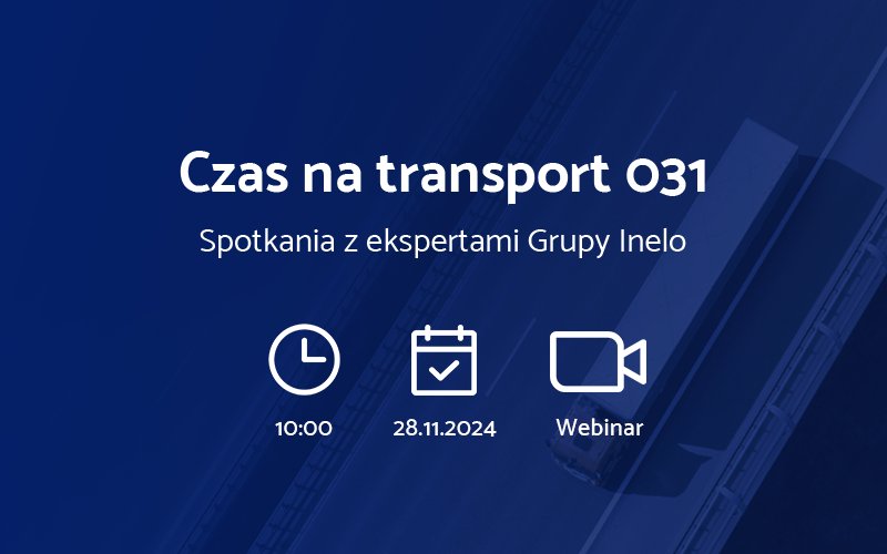 webinar inelo, czas na transport